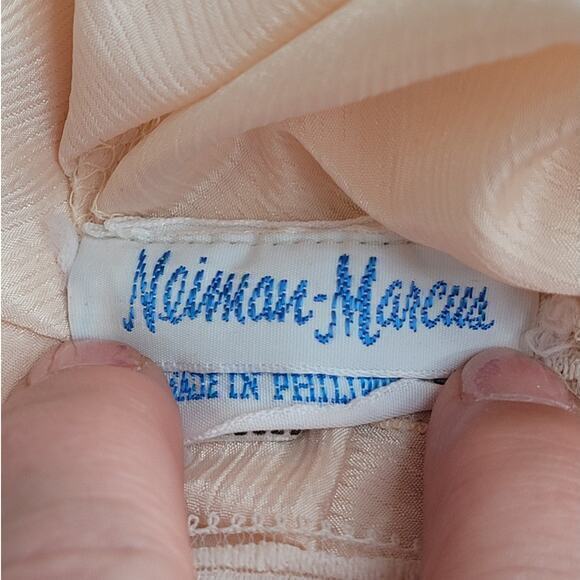 Eve Stillman for Neiman Marcus Lace Drawstring Bottom Snap Vintage 60s Teddy - Picture 4 of 16